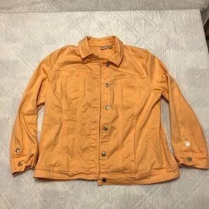 Chino's orange denim jacket‎ size 3